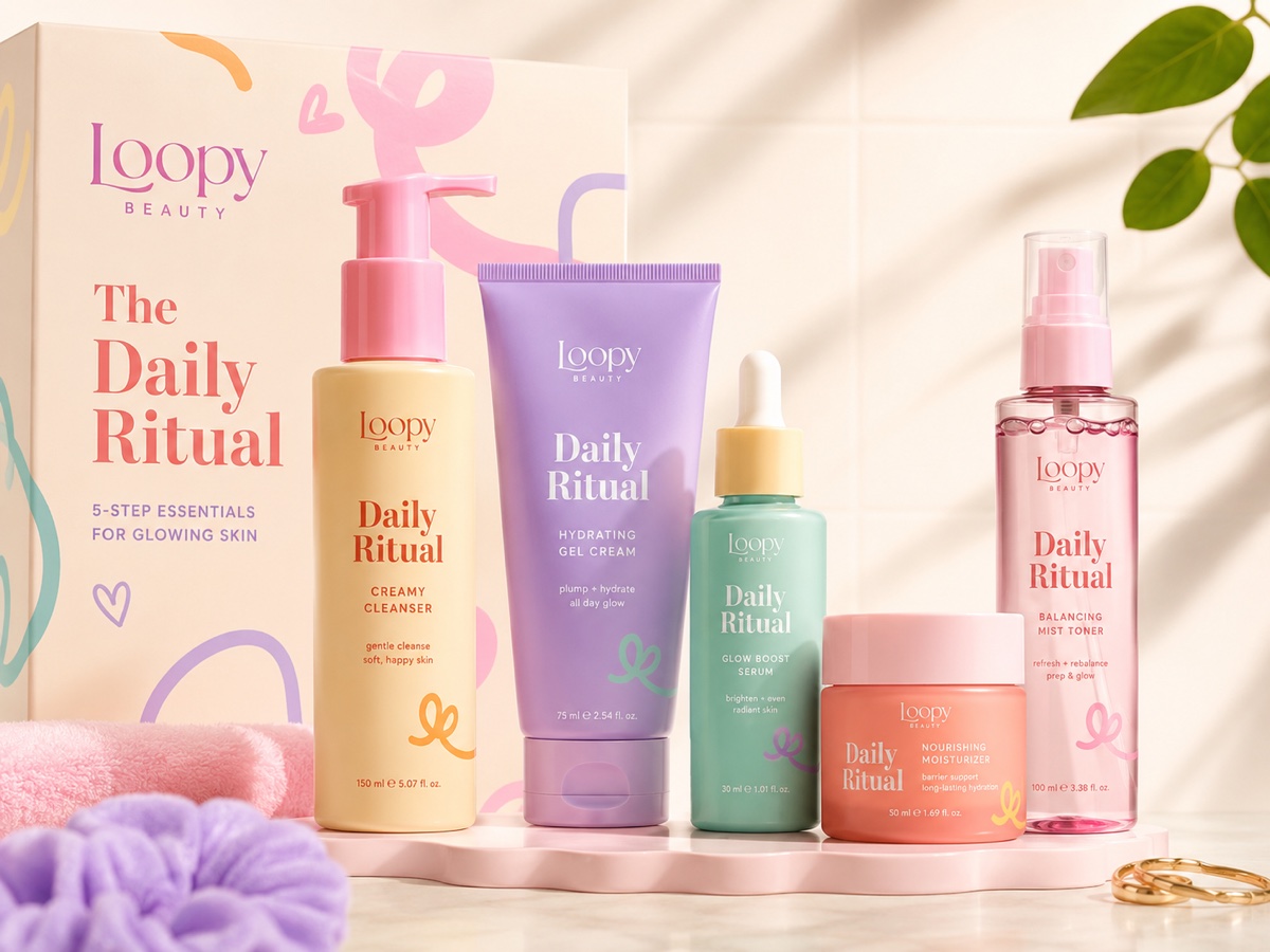 Loopy Beauty Daily Ritual skincare set