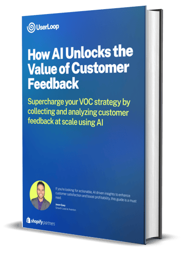 Cover of the Unlock the Power of Customer Feedback with AI eBook