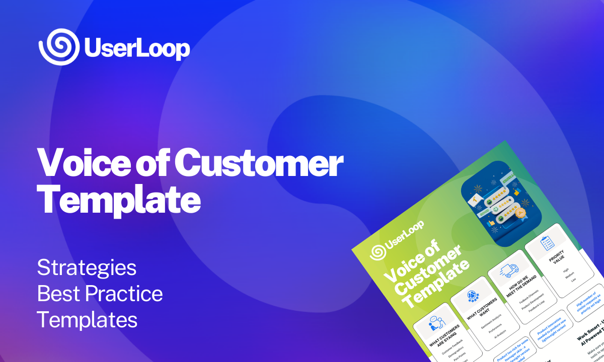 Voice of Customer Template